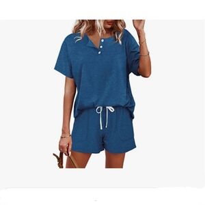 EUC 2 Piece Blue Lounge Set - 2XL
